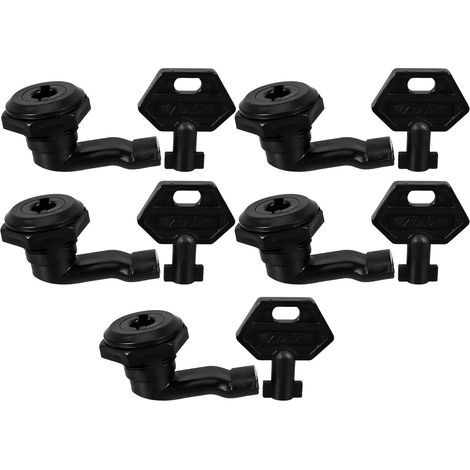 INOOMP Lot de 5 verrous pour armoires électriques, loquet (1/5)