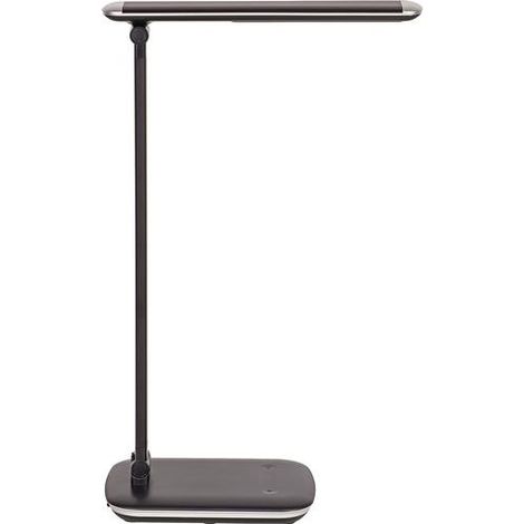 Lámpara  de  escritorio  aluminio/plástico  negro  H.425mm  con  base  LED  MAUL (1/3)