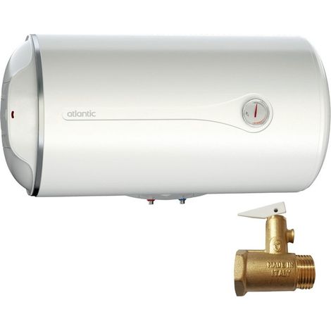 Scaldacqua Scaldino Scaldabagno Elettrico Orizzontale 1.500W 80 Litri - Ø43,5xh80 cm (1/5)