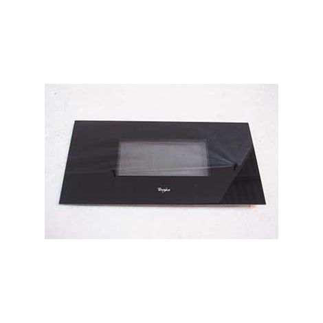 Porte assemblée inox pour Micro-ondes WHIRLPOOL 480120101496