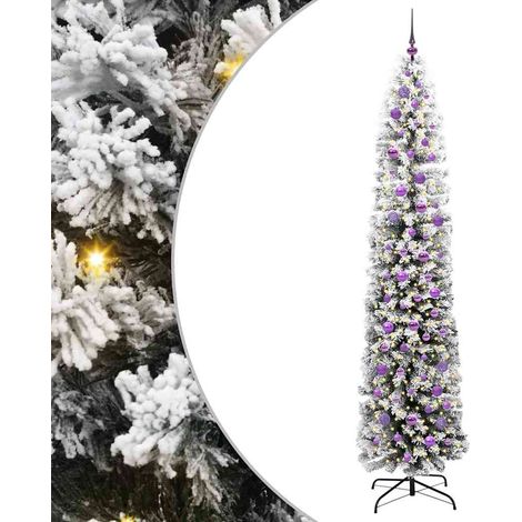 Árbol de Navidad artificial Verde 240 cm PVC, Acero y Plástico vidaXL