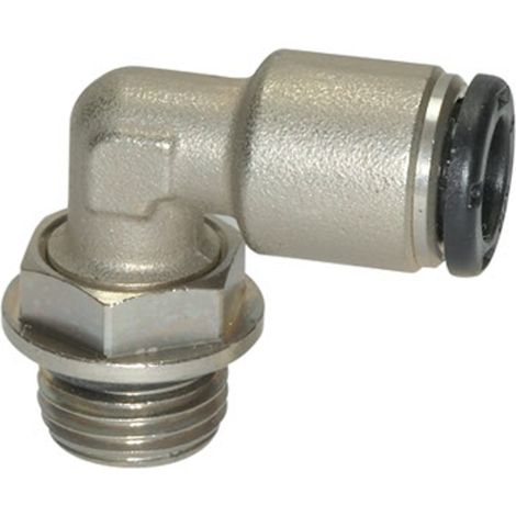 Riegler L-Steckverschraubung »click-clock«, drehbar, G 1/4 außen, Ã˜ 6 mm (1/3)