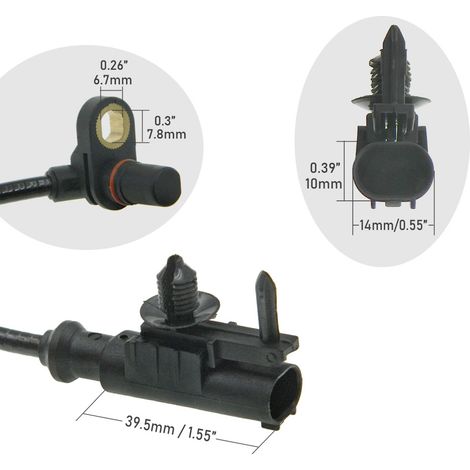 Geschwindigkeitssensor für Chevrolet ABS: 15229012, 22740468, 22870821 (1/4)