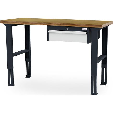 WS24 Arbeitstisch höhenverstellbar Schubladen: 1 x 150 B x T x H 1.500 x 600 x 760-1060 mm - WS24-100400