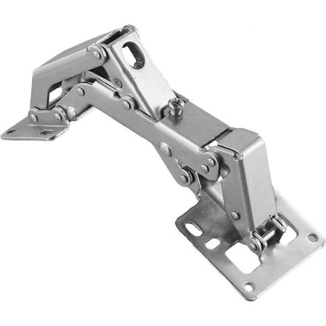 Charnières de placard de cuisine invisibles à 170 degrés avec fermeture amortie hydraulique (1/4)