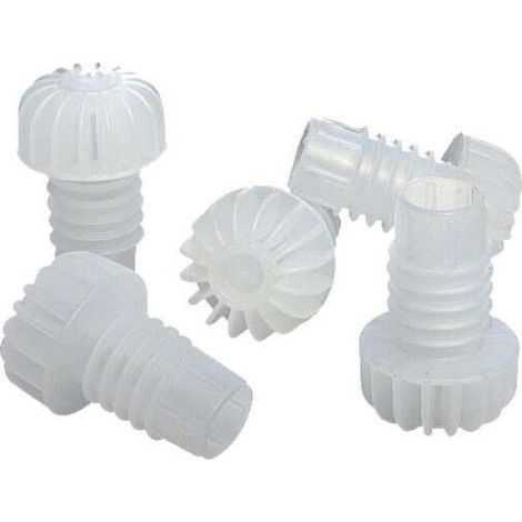 Tappi plastica gambo alettato