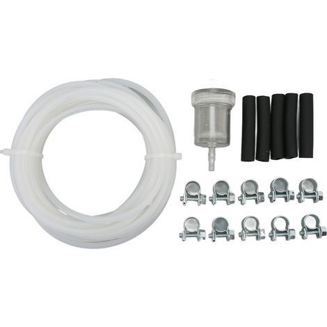 5m Tuyau de carburant pour chauffage de stationnement auto, kit de conduite avec collier et filtre à carburant, remplacement pour chauffage Webasto (1/5)
