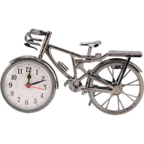 Eosnow Fahrraduhr lebensee Vintage Dekorative Ornament Kompakttisch Alarm für Wohnheimbüro Büro