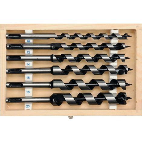 Barrenas para madera SDS+, l-200 mm, fi-10-20 mm. Juego de 6 piezas. YT-3300 Yato