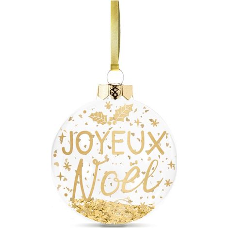 Décoration de sapin à suspendre joyeux noël (1/3)