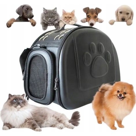 Tragetasche für Katze/Hund für Auto, Reisetasche, Stift, Schwarz