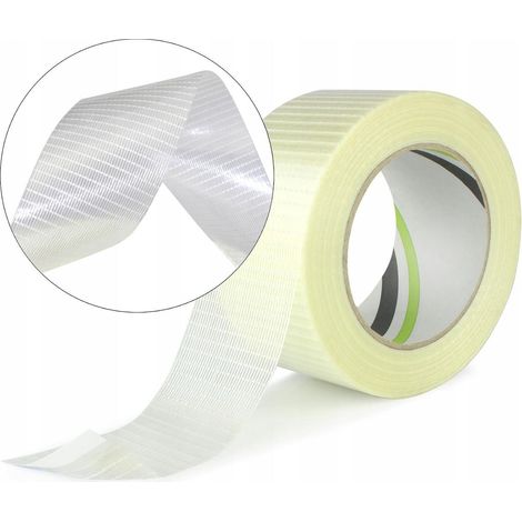 VERNETZTES FILAMENTBAND, GLASFASERVERSTÄRKT, 48 MM/50 M