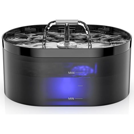 Bardusch-Fontaine chat auto 2,2 L, LED, super silencieuse, chiens/multiples animaux. (1/4)