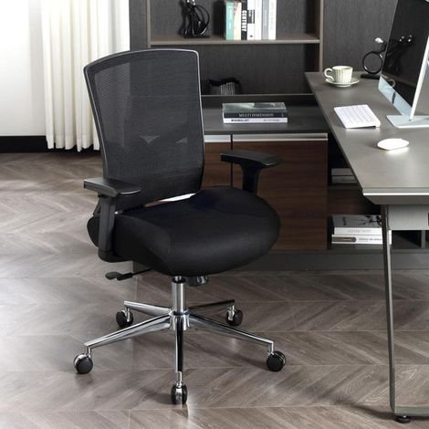 Fauteuil de bureau - Ergonomique - 200kg - Coussin mémoire 3D - Accoudoirs 4D réglables