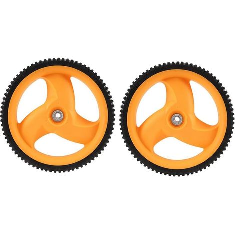 Lot de 2 Roues Arrière de Tondeuse à Gazon 293 mm pour Husqvarn 5324035-09, 5324327-49, 532403509, 532432749 Pièces de Rechange pour Tondeuse à Gazon (1/5)