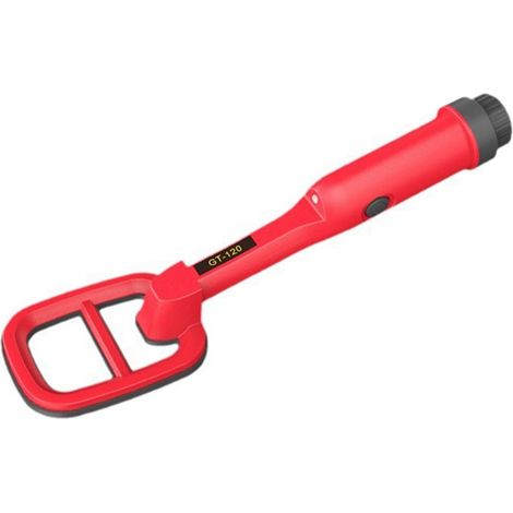 Détecteur de métaux portable de plongée GT120, pointeur, sonde, étanche, bobine de recherche de 4,2 pouces, rouge (1/5)