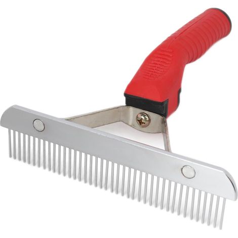Peigne extra large pour animaux, peigne râteau, brosse de toilettage, outil de démêlage, peigne de beauté pour grands chiens (Golden Retriever, Husky, Berger Allemand). (1/5)