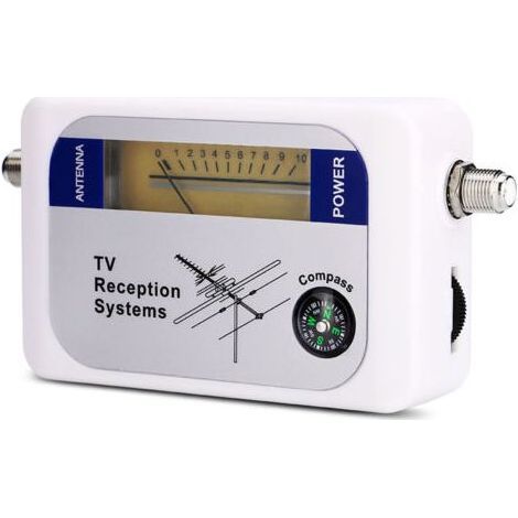 Digitaler TV-Antennendetektor – Signalfinder mit Hintergrundbeleuchtung – Frequenzbereich 170–860 MHz – Hohe Empfindlichkeit für Satellitenantennen (1/5)