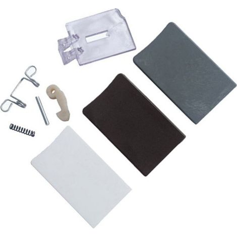 Poignée De Hublot 481949869162 En Plastique Renforcé Pour Machine À Laver Frontale Fixation Par Vis 1 Pièce (1/2)