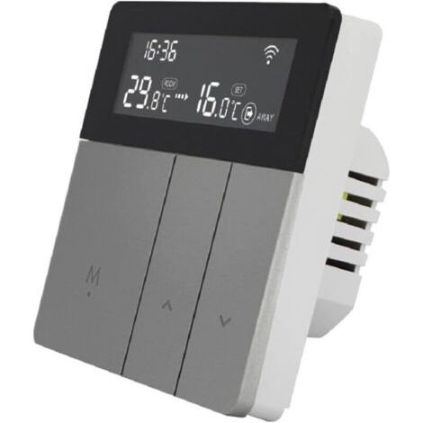 Thermostat de chauffage au sol électrique WiFi intelligent pour Tuya, contrôle de la température de la chaudière, panneau de commutation programmable (i8-GC-WIFI) (1/4)