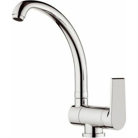 Monocomando lavello bocca alta-canna pieghevole linea artic rubinetteria mariani