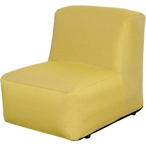 PROLOISIRS Fauteuil de détente gonflable Balloon miel 71 x 92 x 75 cm (1/3)