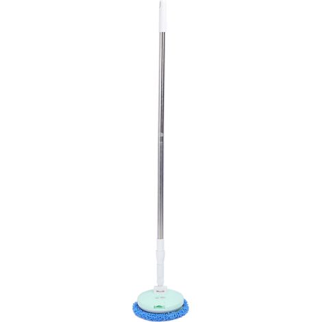 Brosse lave-auto électrique rotative, serpillière de nettoyage à manche télescopique poils souples, pour maison auto verre carrelage sol vert (1/5)