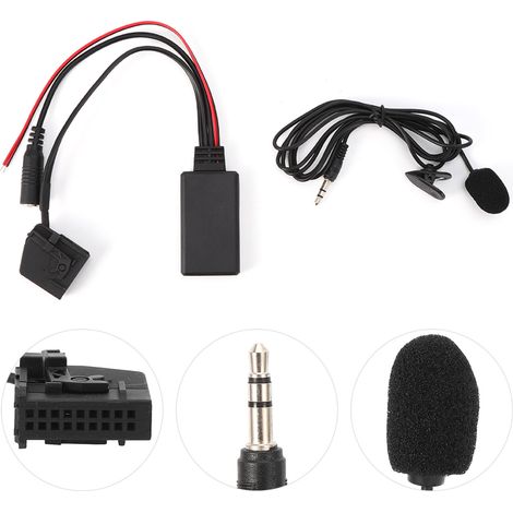 18-poliger Bluetooth-AUX-Kabeladapter mit Mikrofon für Mercedes-Benz Comand 2.0 W211 W208 W168 W203 (1/5)