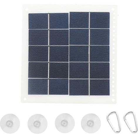7-W-Solarpanel: Robust, empfindlich, praktisch und tragbar – ideal für Reisen im Freien