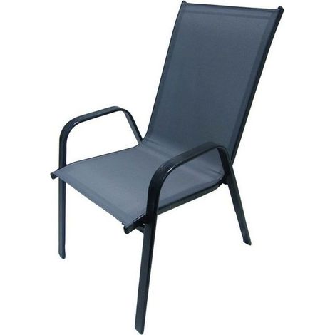 Chaise en acier Vigor, Linda rigide, 55x72x97cm