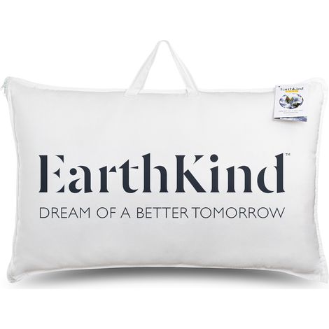 Earthkind Feather & Down Pillow, Medium Support, 1 Pack