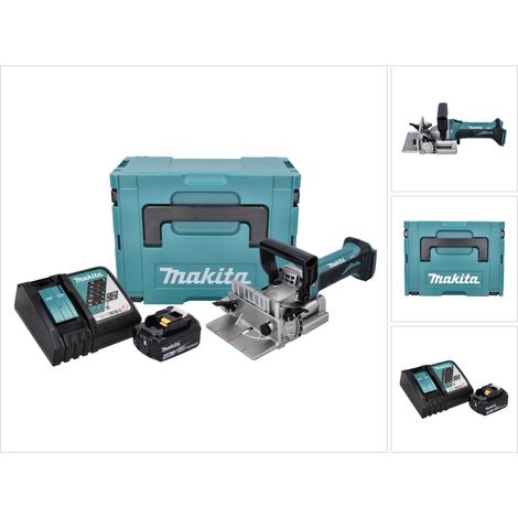 Makita DPJ 180 RM1J 18 V 100 mm a batteria + 1x batteria ricaricabile 4,0 Ah + caricabatterie + Makpac