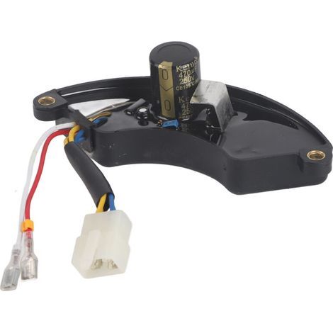 Régulateur de tension AVR universel pour générateur essence diesel 5‑6.5KW 220V monophasé style demi-lune (1/5)