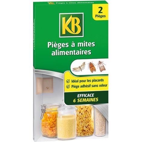 Lot de 2 Pièges anti-mites alimentaire, KB (1/2)
