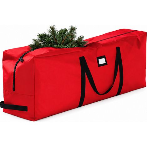 Aga Funda de almacenamiento para árbol de Navidad 122×38×50 cm Roja (1/5)