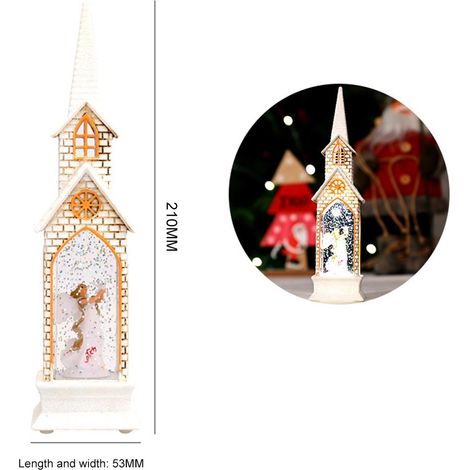 Lanterne de Noël décorative pour table ou meuble (1/5)