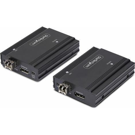 StarTech.com DisplayPort KVM Extender über Glasfaser, 4K60Hz, Konsolen-Extender 300m (Multimode), 4K KVM Verlängerung LWL, mit vorinstallierten SFP+ Modulen, 3x USB HID (1/4)