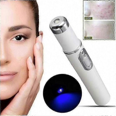 Stylo laser thérapie lumière bleue anti-rides, anti-acné, traitement des varicosités, soin cutané à domicile, dispositif portable de rajeunissement. (1/5)
