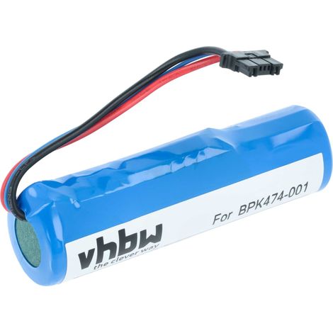 vhbw Batterie remplacement pour Verifone BPK474-001-03-B, BPK474-001 pour scanner de code-barre POS (2600mAh, 3,7V, Li-ion)