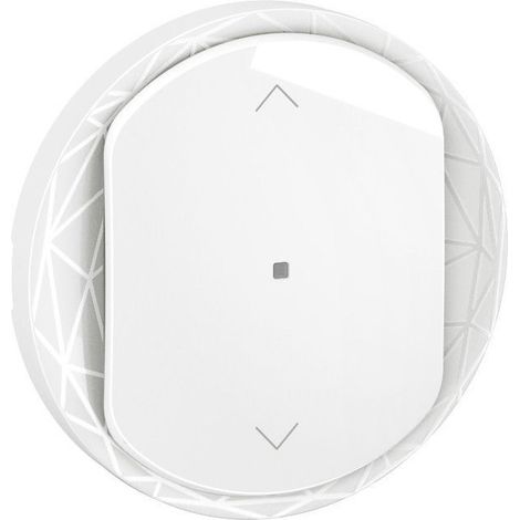 Legrand – Enjoliveur interrupteur/commande volet roulant Céliane with Netatmo – Blanc – Montage simple avec tournevis – Compatible avec fonctions connectées (1/2)