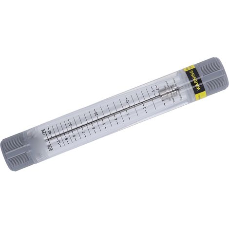 Flüssigkeitsdurchflussmesser, Rohrdurchflussmesser 1–10 GPM, Präzisionsskala, transparentes Acrylglas, Wasserdurchflussmesser, G1-Innengewinde (1/5)