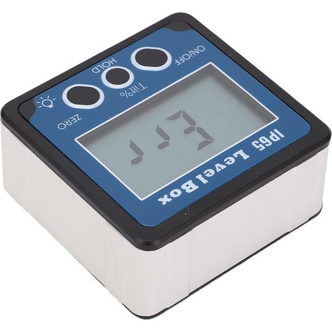 Inclinomètre Numérique, Niveau à Bulle avec Rétroéclairage, Base Magnétique, étanchéité IP65 pour Scie Circulaire à Table, Mesure de Pente