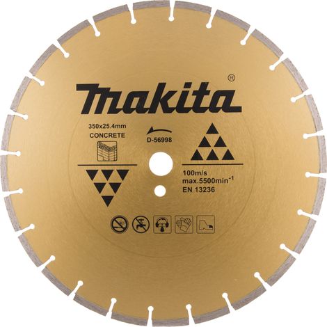 Makita - Diamanttrennscheibe für Beton 350x25,4 mm D-56998 (1/2)