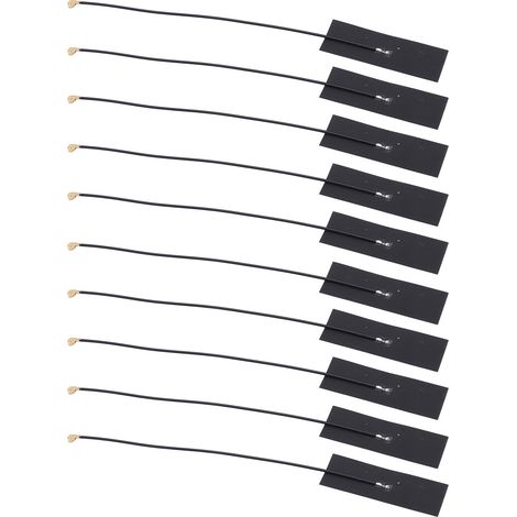 10 antennes IPEX 433 MHz 5 dBi, câble RG1.13 5 W, circuit imprimé souple, antenne interne pour module de transmission de données de drone (1/5)