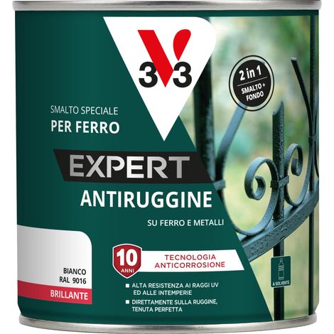 V33 Vernis pour fer antirouille blanc 0,5 l