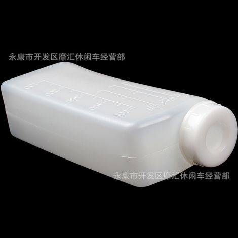 Accessoires pour mini-motos et tondeuses à gazon : bidon de mélange d'essence 600 ml pour voitures de sport et véhicules tout-terrain (rapports : 1:25, 1:20, 1:40) (1/4)