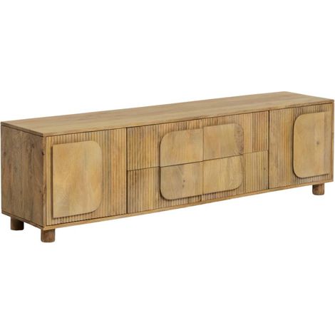 Meuble TV en bois de manguier Eros (1/5)
