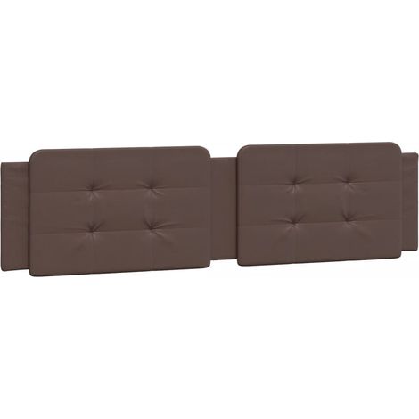 Maison Exclusive - Kopfteil-Kissen "Zadar" Braun 200 cm Kunstlede