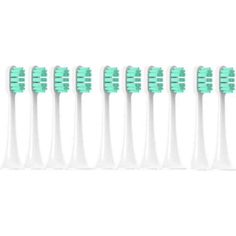 Têtes de brosse de rechange pour brosse à dents électrique Mijiat300/t500, embouts à poils souples avec capuchons, emballage scellé, c (1/5)