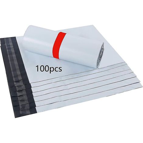100 sacs postaux pour envoi de colis, format 300 mm x 420 mm, format A3, pour cadeaux (1/5)